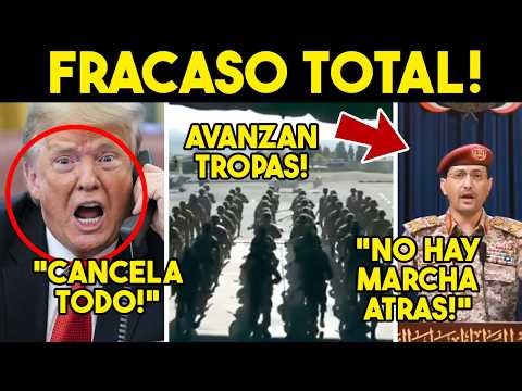 TRUMP NO AGUANTO! CANCELA TODO, IRAN LIBRE. MARTILLAZO A EU, CAE LLUVIA DE FUEGO. HOY
