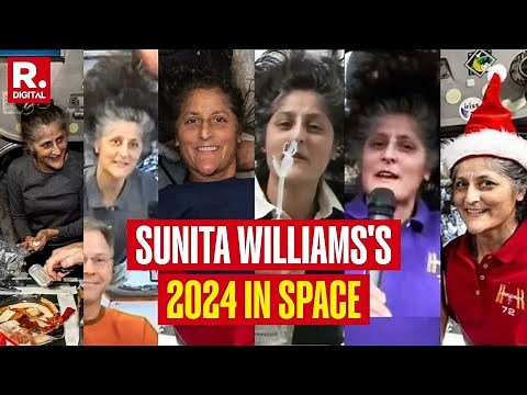 Watch Sunita Williams' Viral Moments In Space From 2024