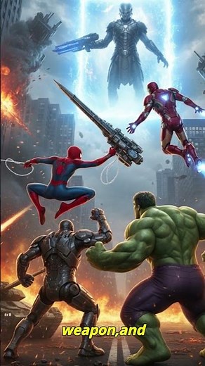 Spider-Man, Iron Man & Hulk vs Alien Warlord | Epic Battle