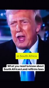 4.9K views · 461 reactions | #southafrica #land #reform #law #trump #donaltrump #elonmusk #musk #africa #fyp #fypシ゚ #viral #usa #uk #europe #asia #india #foryou #foryoupage #white #black #history #unite #unity Credit to @mrghanababy | Africa Rebirth | Facebook