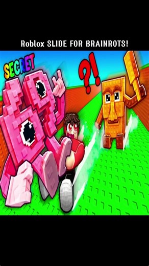 Roblox SLIDE FOR BRAINROTS! Part 1 #roblox #robloxfyp #robloxgames #brainrot