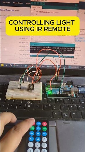 Arduino IR remote LED hack #shorts #engineering#arduino#diy