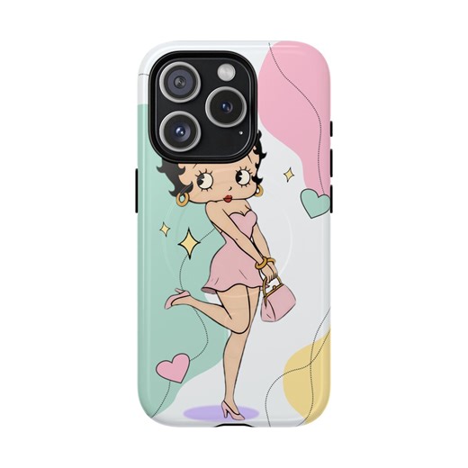 Betty Boop Tough Magnetic Phone Case | Protective Cover for iPhone | Magsafe Compatible | Gift for Snoopy Fans | Cute Cartoon Phone Case - Etsy