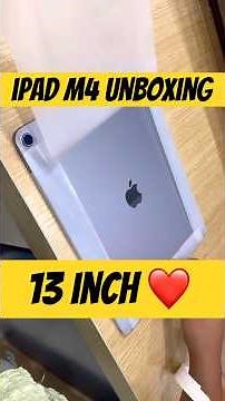 iPad Air M4 unboxing 13 inch #apple #ipad #ipadpro #applepencil #ipadunboxing