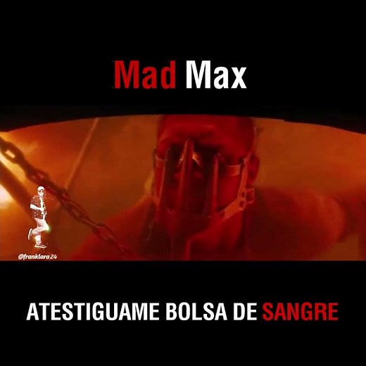 Mad Max - Atestíguame Bolsa De Sangre