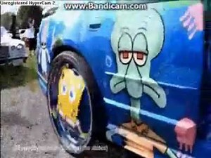 gansta spogebob car