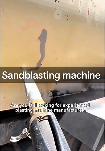 Sandblasting man on TikTok