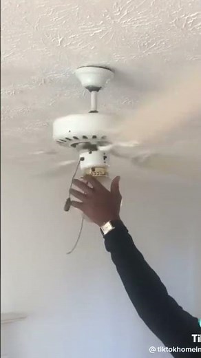 Ceiling fan fell down