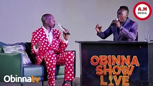 ''Mimi najua niko na kasoro ndio maana napenda kucheza kwa matope!'' Funny Moment as Embarambamba storms in Obinna Show. | A.M Media
