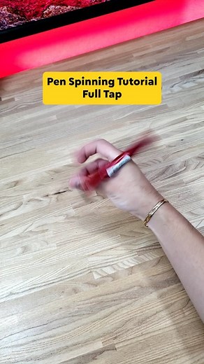 Ryzing Spins on Instagram: "Learn the Death Note pen trick! ☠️📓 📢 Full tap is the trick name. It adds 1 more rotation to the Half Tap. Keep the hand steady throughout the entire trick. 👉 Follow me @ryzingspins to see more cool tricks and tutorials! Let's learn pen spinning together! 🤝 #anime #deathnote #penspinning #penspin #pen #slowmotion #slowmo #tutorial #tricks #spin"