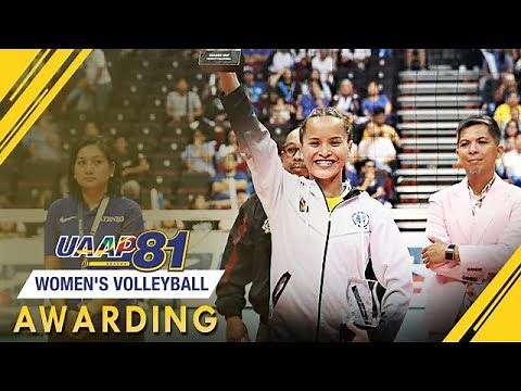 UAAP 81 Women's Volleyball Awarding Ceremony