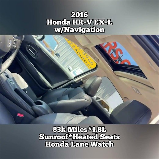 2016 Honda HR-V EX-L w/Navigation #mjsautoland #864cars
