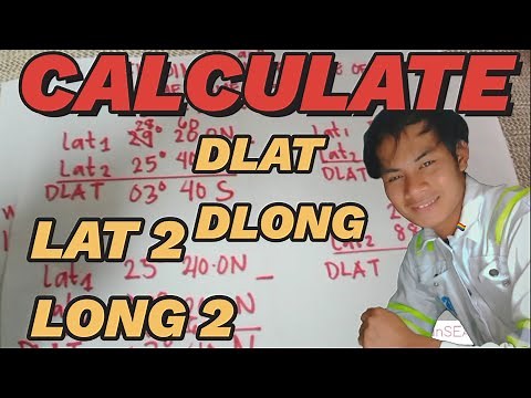 NAMING AND CALCULATE DLAT, DLONG, LAT 2, LONG 2