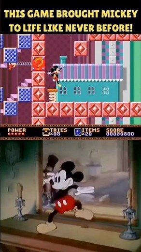 This game brought Mickey to life like never before! #castleofillusion #mickeymouse #disney #Sega