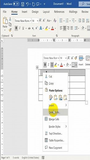 How to delete a line in Word #viral #shorts #wordtips