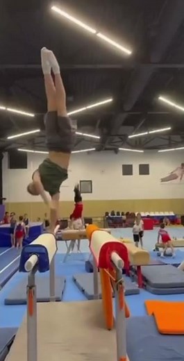 Parallel Bar Skill Maktus Training by Russian junior gymnast Timur Shalda #artisticgymnast