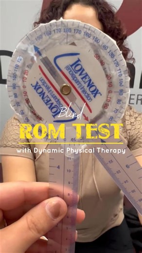 𝐁𝐥𝐢𝐧𝐝 𝐑𝐚𝐧𝐠𝐞 𝐨𝐟 𝐌𝐨𝐭𝐢𝐨𝐧 𝐓𝐞𝐬𝐭 𝐰𝐢𝐭𝐡 𝐃𝐲𝐧𝐚𝐦𝐢𝐜 𝐏𝐡𝐲𝐬𝐢𝐜𝐚𝐥 𝐓𝐡𝐞𝐫𝐚𝐩𝐲! 𝐏𝐚𝐫𝐭 𝟐 Who knew a simple goniometer could expose everyone’s confidence vs. accuracy gap? 😂 ROM testing is a big part of what we do in PT, it helps us measure joint mobility, guide your rehab plan, and track your progress over time. But today? We’re just seeing who has the best built-in protractor on staff. 👀📏 Some were close… Some were not even in the same neighborhood. And one perso