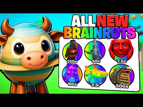Unlocking *EVERY NEW BRAINROT* in Brainrot Evolution - New Update (Roblox)