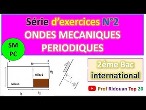 série d'exercices 2 les ondes périodiques 2 Bac SM national 2023
