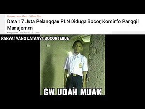 Gw Udah Muak...( Kebocoran Data PLN Dan Indihome Momen )