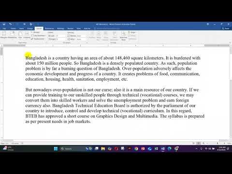 How to create Report Using Ms Word | SICIP | GD & UI |2026