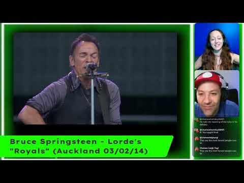 BRUCE SPRINGSTEEN - LORDES ROYALS COVER LIVE [REACTION] REQUEST FEST