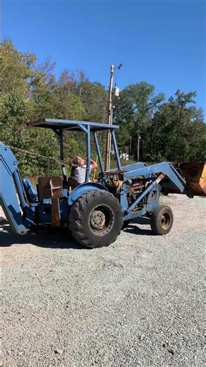 Ford 4500 Backhoe #farming #ford