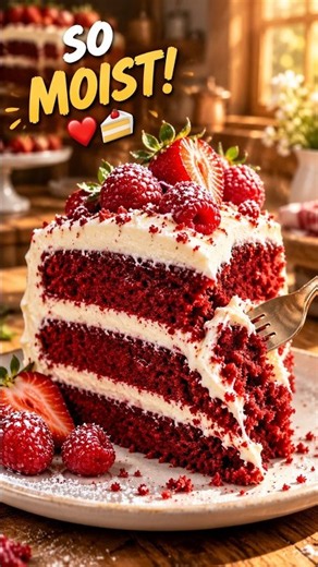 ❤️🍰 The Ultimate Red Velvet Cake | Moist & Creamy Homemade Recipe