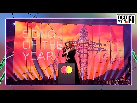 Adele wins Song of the Year | The BRIT Awards 2022