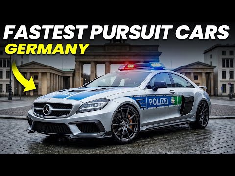 10 INSANELY FAST German Cop Cars!