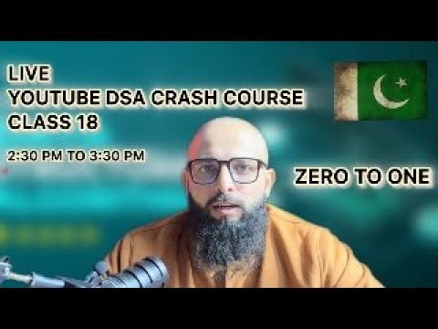 DSA Class 18 | Introduction to Data Structures & Algorithms for Beginners (Urdu/Hindi)