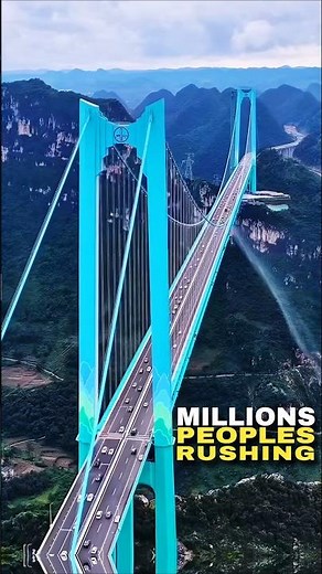 World’s HIGHEST Bridge Becomes MEGA Attraction 🇨🇳