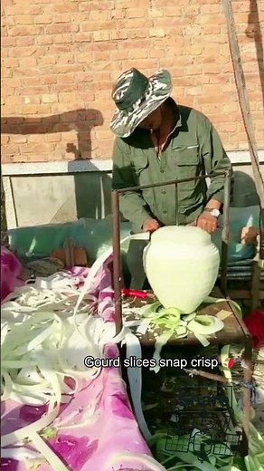 Gourd Blade Drying Technique