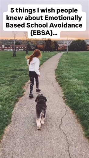 5 things I wish people knew about Emotionally Based School Avoidance (EBSA) 👇 1️⃣ It’s not “school refusal.” No child chooses anxiety so big it stops them leaving the house. It’s a nervous system in distress - not defiance. 2️⃣ Forcing attendance doesn’t build resilience. It adds trauma and damages trust. Safety and connection come first. 3️⃣ Parents aren’t to blame. Fines, threats and judgement only isolate families who are already doing everything they can to keep their child safe. 4️⃣ School