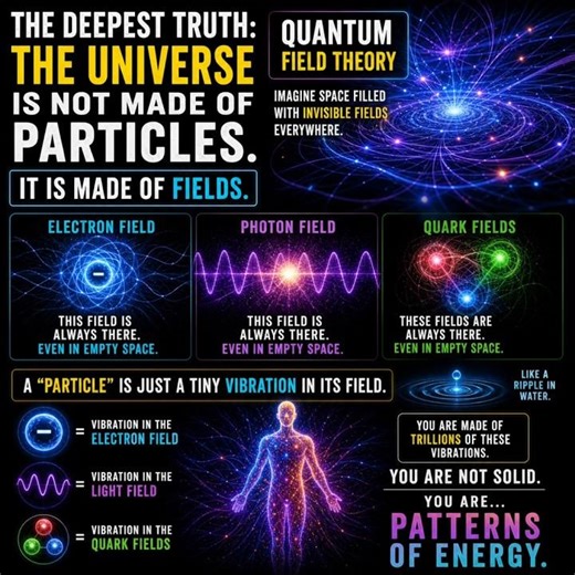 You Are Not Made of Particles… You Are Fields#shorts #particles #quantumphysics
