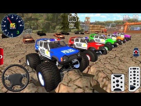 Police Monster Truck Impossible Driver #1 - Car Extreme Stunts Android Gameplay