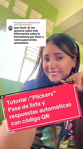 Automatización de la lista con códigos QR y Plickers