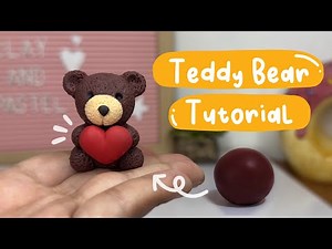 How to make Teddy Bear | Air Dry Clay Tutorial