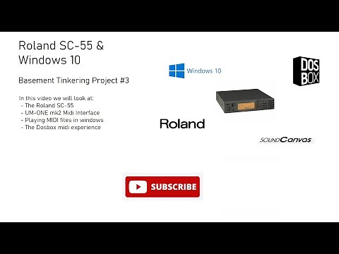 Roland SC-55 and Windows 10