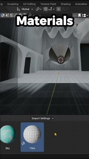 Making Another Cozy Spiral Slide Poolroom in Blender (Timelapse) #shorts #blender #poolrooms