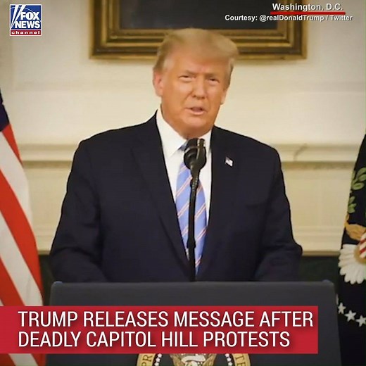 1.1M views · 44K reactions | President Trump on Thursday condemned Wednesday’s "heinous attack" on the Capitol by his supporters and called for healing. https://fxn.ws/3q0G5S8 | Fox News | Facebook
