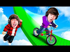 Karl Jacobs Plays Obby on a Bike For The First Time