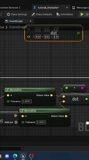 Unreal Engine 5 Vector – Vector Tutorial – Dot Product in Blueprints