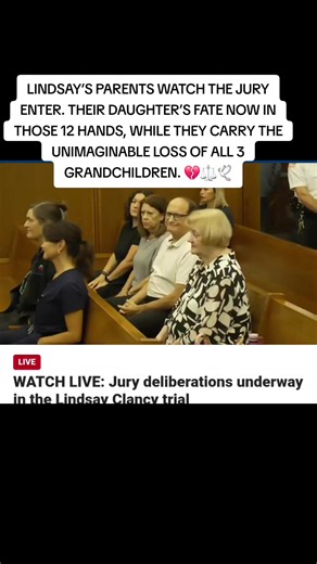 Lindsay Clancy trial: parents watch jury enter as verdict nears