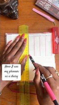 using my planner as a journal #plannertips #journaling #journal #plannerlayout #hobonichi #paper