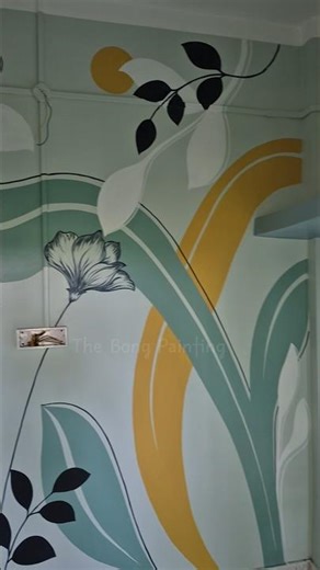 Amazing bedroom art painting design | #painting #asianpaints #interiordesign