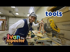 Tools For Kids | Ivan Inspects Tools In A Tool Shop