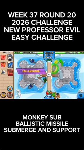 Week 37 Round 20 New Professor Evil Easy Challenge... 🐵