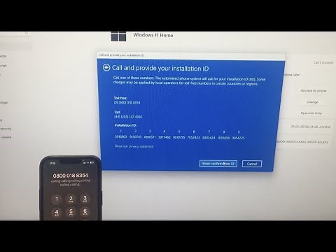 Activating Windows 11 Over the Phone!