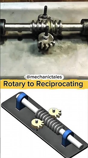 Rotary-to-Reciprocating Mechanism || Simple Engineering & Tools